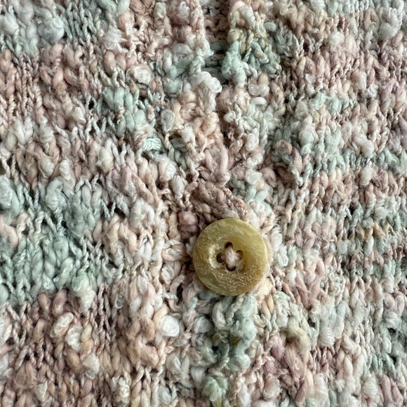 Hand crochet vintage multi colored vest​ - Picture 3 of 6